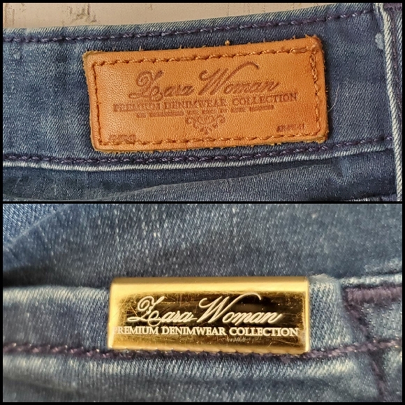 Zara Woman Slim Fit Lightly Distressed Jeans 12 - Picture 4 of 8